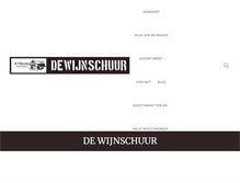 Tablet Screenshot of dewijnschuur.nl